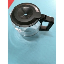 JARRA CAFETERA SOLAC, SUPREME, CON TAPA, NEGRA, DIAMETRO 110/135MM, ALTO 125MM, 6348383510 - Imagen 2