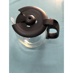 JARRA CAFETERA TAURUS, VERONA, CON TAPA, NEGRA, DIAMETRO 100/140 MM, ALTO 150MM, TA-098968000 - Imagen 1