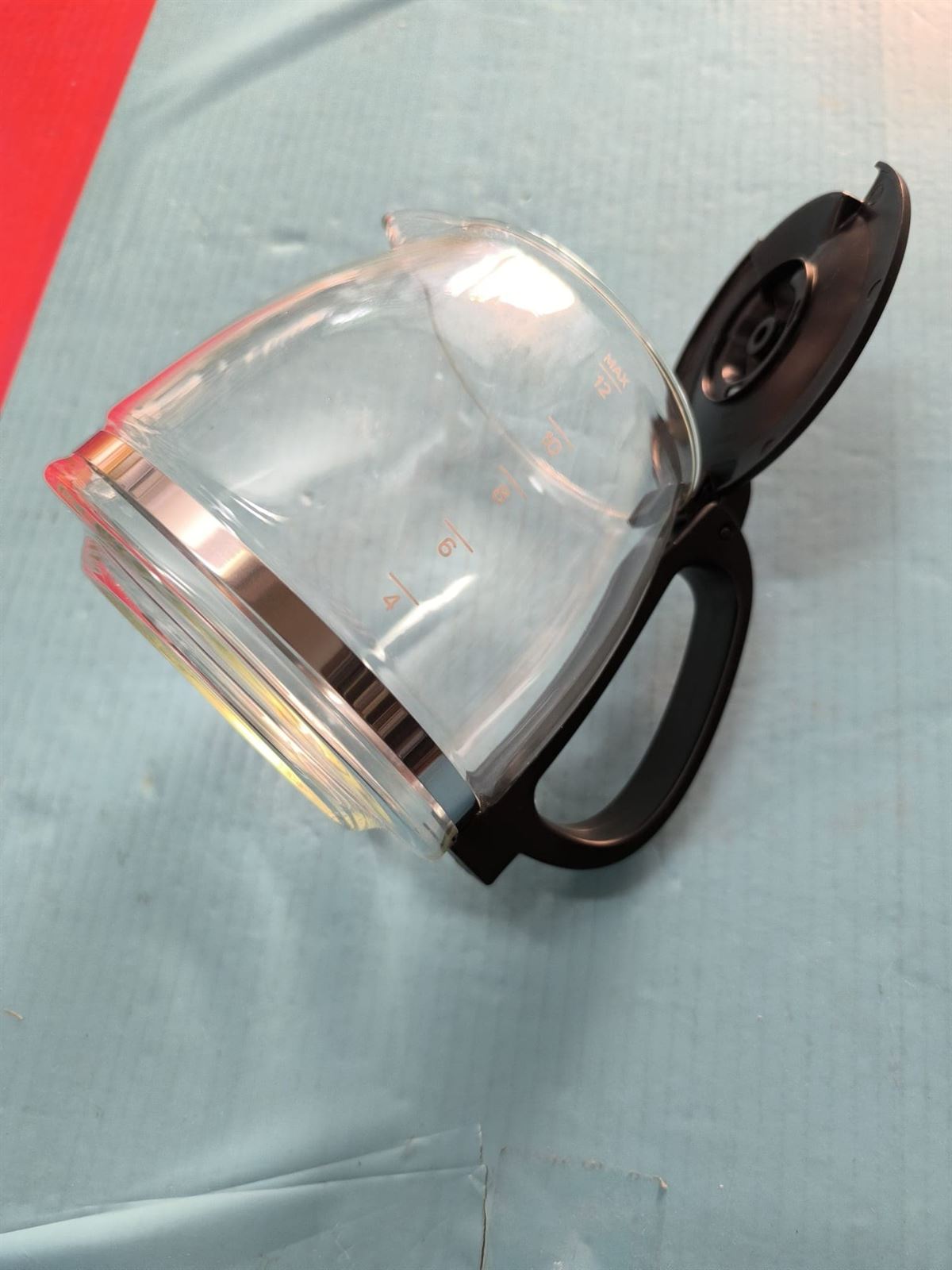JARRA CAFETERA TAURUS, VERONA, CON TAPA, NEGRA, DIAMETRO 100/140 MM, ALTO 150MM, TA-098968000 - Imagen 2