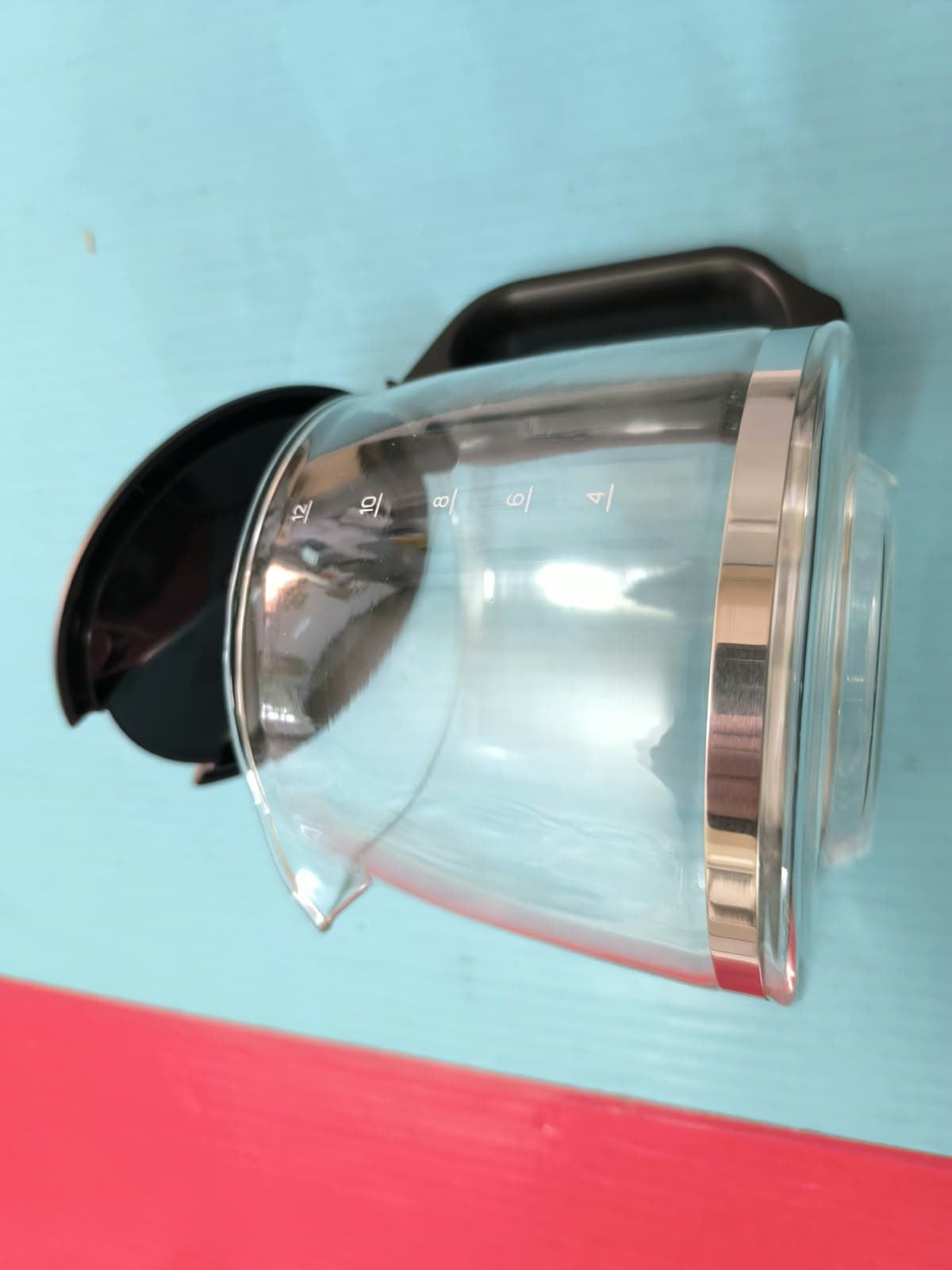 JARRA CAFETERA TAURUS, VERONA, CON TAPA, NEGRA, DIAMETRO 85/135 MM, ALTO 130MM, 120TA0101 - Imagen 3