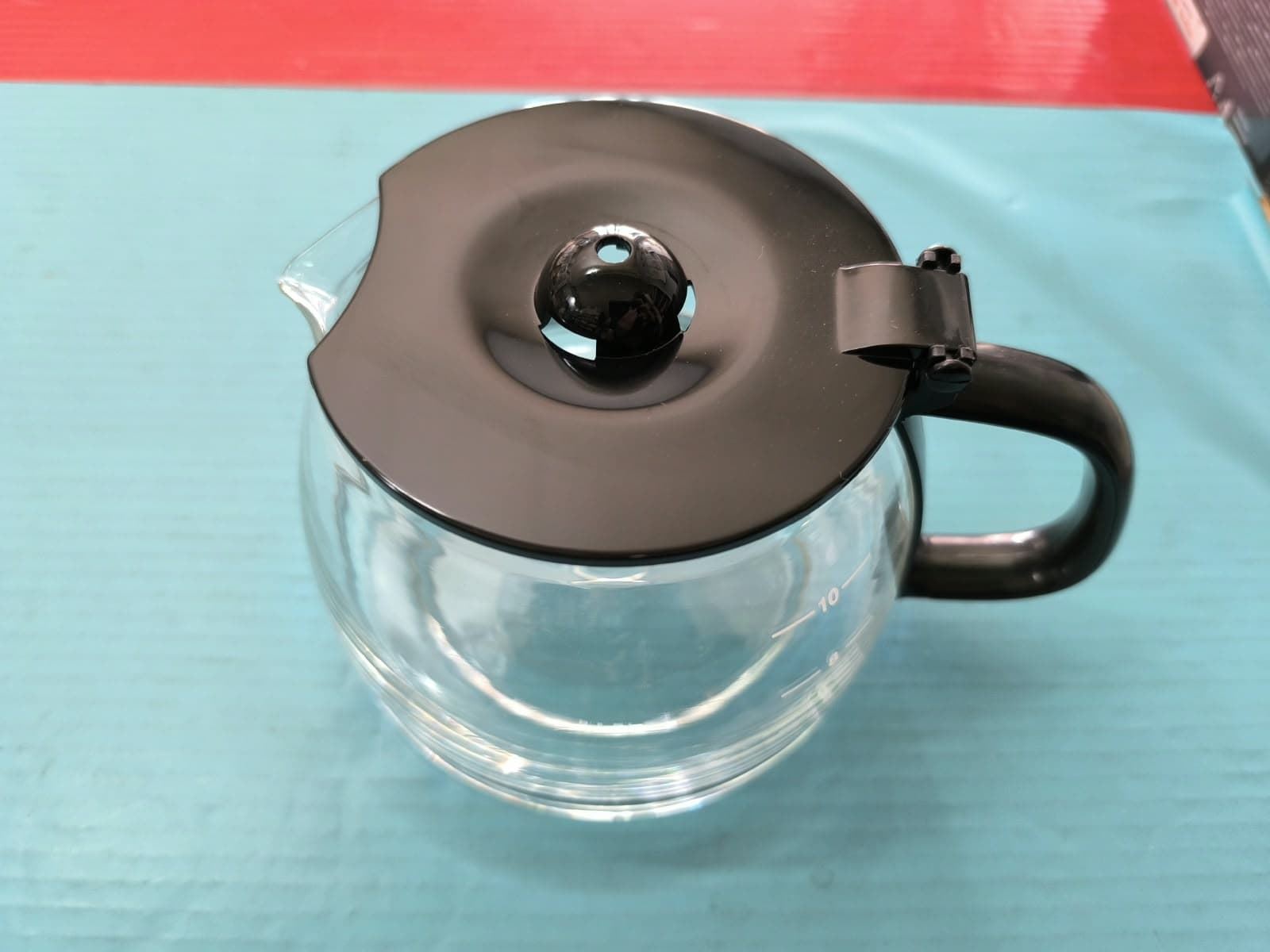 JARRA CAFETERA UFESA, BOSCH, DIAMETRO 110/145MM, ALTO 130MM, NEGRA, CON TAPA, 674507 - Imagen 1
