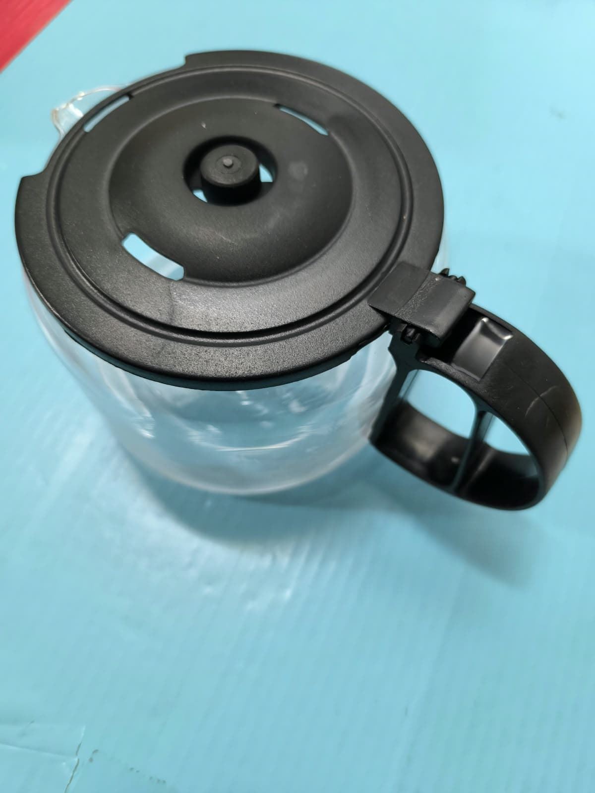 JARRA CAFETERA UFESA, DIAMETRO 110/145MM, ALTO 120MM, NEGRA, CON TAPA, CR10, CRN10, 6348423006A - Imagen 1