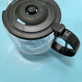 JARRA CAFETERA UFESA, DIAMETRO 110/145MM, ALTO 120MM, NEGRA, CON TAPA, CR10, CRN10, 6348423006A - Imagen 1