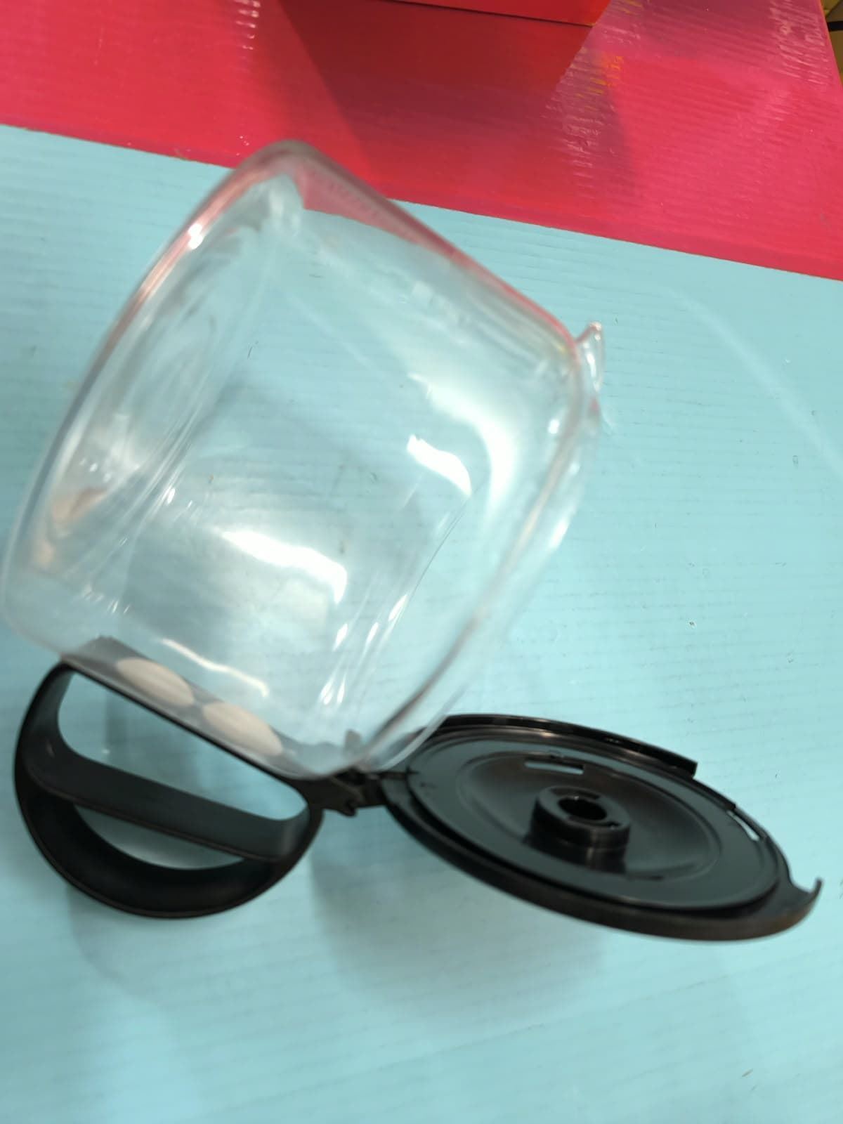 JARRA CAFETERA UFESA, DIAMETRO 110/145MM, ALTO 120MM, NEGRA, CON TAPA, CR10, CRN10, 6348423006A - Imagen 2