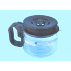 JARRA CAFETERA UNIVERSAL, ADAPTABLE VARIAS MARCAS, COLOR NEGRA, ALTO 105/130 MM, DIAMETRO 90/130 MM,   120UN0150 - Imagen 1