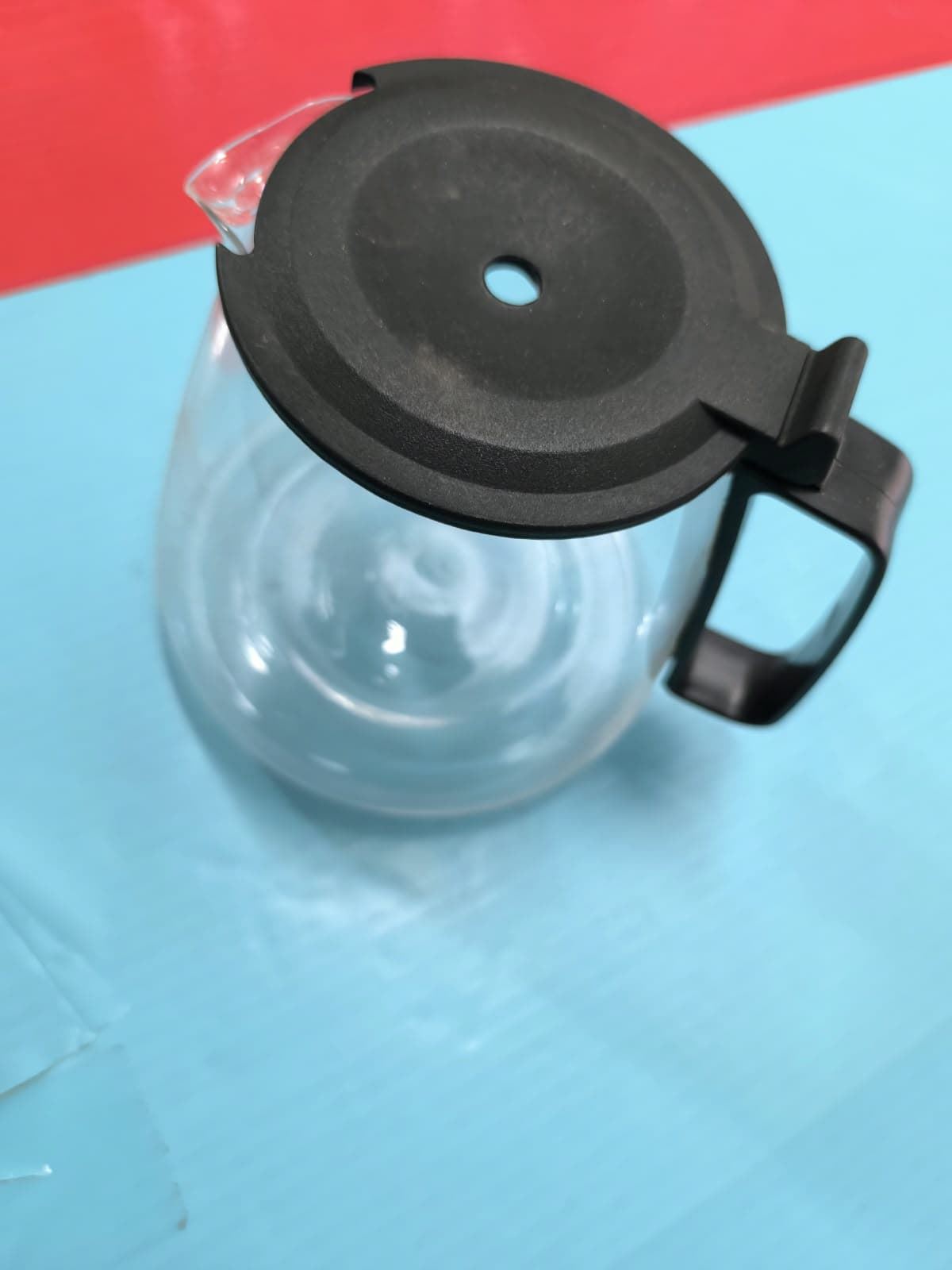 JARRA CAFETERA UNIVERSAL, CON TAPA, DIAMETRO 100/155MM, ALTO 150MM, NEGRA, 100155 - Imagen 1