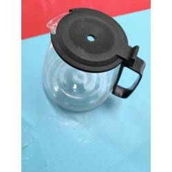 JARRA CAFETERA UNIVERSAL, CON TAPA, DIAMETRO 100/155MM, ALTO 150MM, NEGRA, 100155 - Imagen 1