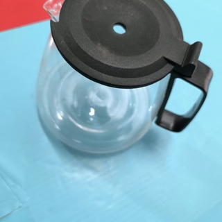 JARRA CAFETERA UNIVERSAL, CON TAPA, DIAMETRO 100/155MM, ALTO 150MM, NEGRA, 100155 - Imagen 1