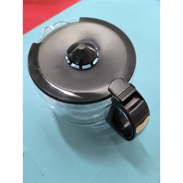 JARRA CAFETERA UNIVERSAL, CON TAPA, DIAMETRO 115/150MM, ALTO 115/130MM, NEGRA, 6348402193 - Imagen 1