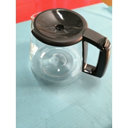 JARRA PARA CAFETERA BRAUN, CON TAPA, NEGRA, DIAMETRO 110/155 MM, ALTO 135 MM,  A120BN0100 - Imagen 1