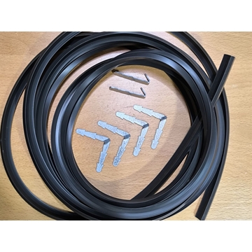 JUNTA PUERTA HORNO ESTANDAR, VALIDA VARIAS MARCAS, HACER A MEDIDA, LARGO 3200MM, ANCHO 11MM, ALTO 8MM,  6 GANCHOS,  A4260000010 - Imagen 1