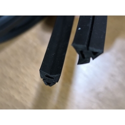 JUNTA PUERTA HORNO ESTANDAR, VALIDA VARIAS MARCAS, HACER A MEDIDA, LARGO 3200MM, ANCHO 11MM, ALTO 8MM,  6 GANCHOS,  A4260000010 - Imagen 2