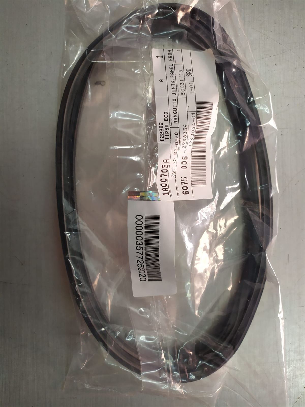 JUNTA PUERTA HORNO ZANUSSI CORBERÓ ELECTROLUX, RECAMBIO ORIGINAL,  3577252020 - Imagen 1