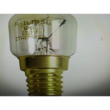 LAMPARA BOMBILLA SECADORA ZANUSSI, LUZ INTERIOR, BOMBILLA 10W, RECAMBIO ORIGINAL,   1256508019 - Imagen 1