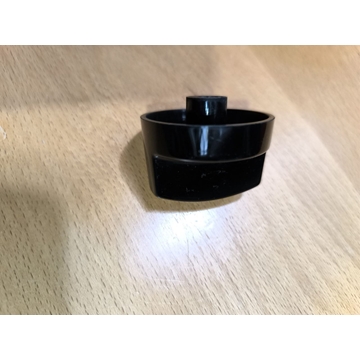 MANDO COCINA TROIA, EJE CUADRADO 6MM, DIAMETRO 45MM, COLOR NEGRO, 911029 - Imagen 2