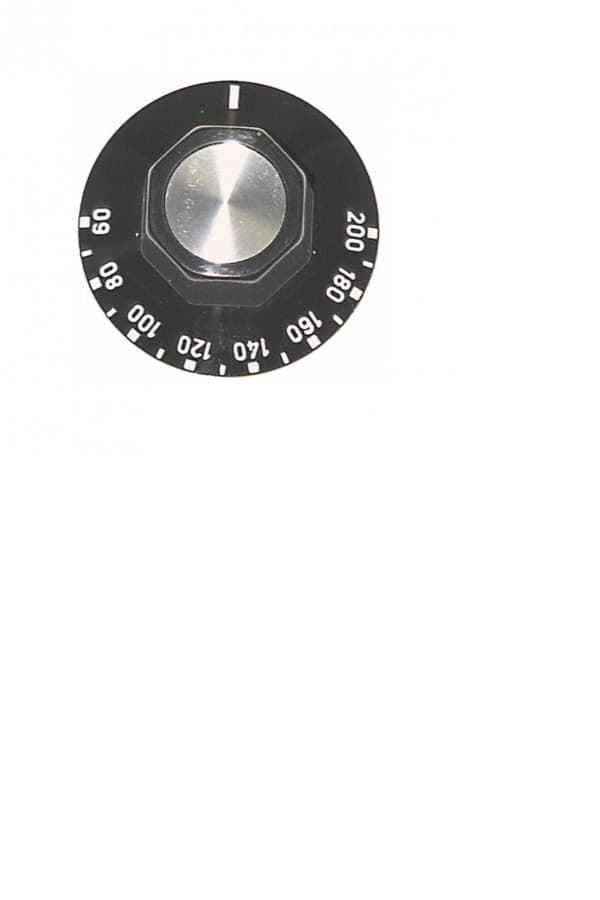 MANDO FREIDORA INDUSTRIAL, 200°C, ø 50mm, eje ø 6x4,6mm, 110121 - Imagen 1