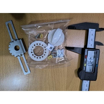 MANDO PARA TERMOSTATO FRIGORÍFICO, MANDO + ACCESORIOS SUJECCION, EJE 6MM, 27FR300A - Imagen 1