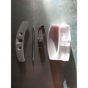 MANILLA CIERRE PUERTA LAVADORA ZANUSSI, ELECTROLUX, AEG, KIT, RECAMBIO ALTERNATIVO, BLANCO,  50289057007 - Imagen 2