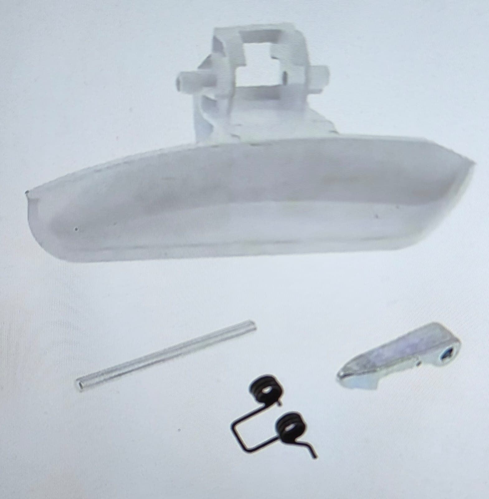 MANILLA PUERTA LAVADORA ZANUSSI, ELECTROLUX, KIT TIRADOR/MANILLA, 4055392858 - Imagen 1