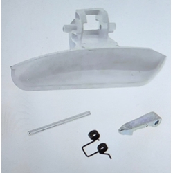 MANILLA PUERTA LAVADORA ZANUSSI, ELECTROLUX, KIT TIRADOR/MANILLA, 4055392858 - Imagen 1
