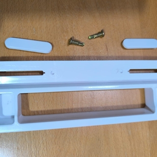 MANILLA TIRADOR PUERTA FRIGORIFICO UNIVERSAL, DISTANCIA TORNILLOS 90/170 MM, LOMNGIUD 185 MM, ANCHO 60MM, A6020000200 - Imagen 2