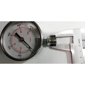 MANOMETRO 100 MILIBARES, ESFERA 60 MM, 13MM, GAS BUTANO, PROPANO, NATURAL, 100 milibar, 45478856 - Imagen 1