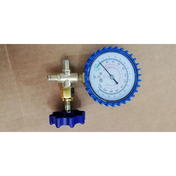 MANOMETRO CON LLAVE, GASES R12, R22, R502, 15 BAR,  514040 - Imagen 2