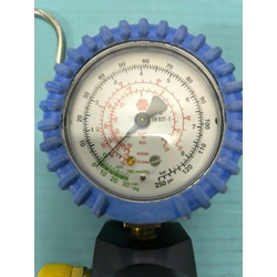 MANOMETRO GAS REFRIGERANTE R134A, R22, R404A, MINIANALIZADOR PL-90/3, 501010 - Imagen 2