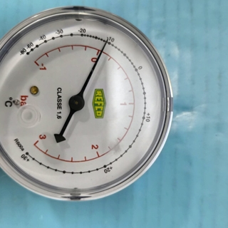 MANOMETRO GAS REFRIGERANTE R600, MINIANALIZADOR GAS R600, ESFERA 68MM, 501011 - Imagen 2