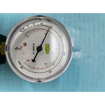 MANOMETRO GAS REFRIGERANTE R600, MINIANALIZADOR GAS R600, ESFERA 68MM, 501011 - Imagen 2