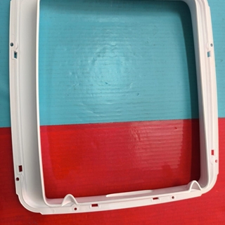 MARCO ENCIMERA LAVADORA CANDY, HOOVER, OTSEIN, LAVADORA ESTRECHA, 370/335/68 MM, HUECO 300/256 MM, RECAMBIO ORIGINAL, 2633350126 - Imagen 1