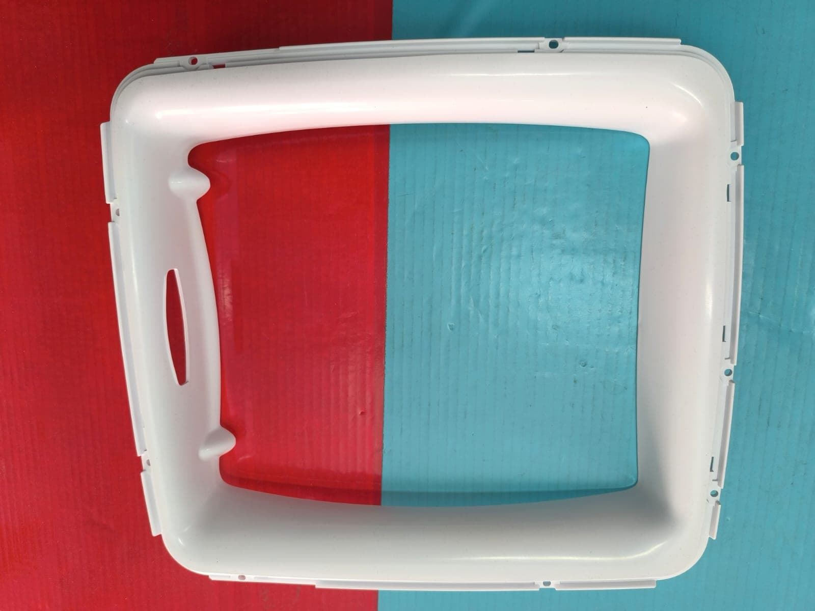 MARCO ENCIMERA LAVADORA CANDY, HOOVER, OTSEIN, LAVADORA ESTRECHA, 370/335/68 MM, HUECO 300/256 MM, RECAMBIO ORIGINAL, 2633350126 - Imagen 2