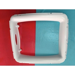 MARCO ENCIMERA LAVADORA CANDY, HOOVER, OTSEIN, LAVADORA ESTRECHA, 370/335/68 MM, HUECO 300/256 MM, RECAMBIO ORIGINAL, 2633350126 - Imagen 2