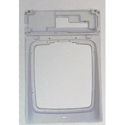 MARCO ENCIMERA LAVADORA CANDY, HOOVER, OTSEIN, LAVADORA ESTRECHA, CARGA SUPERIOR, 395/585/58 MM, HUECO 340/300 MM, RECAMBIO ORIGINAL, 43013198 - Imagen 1