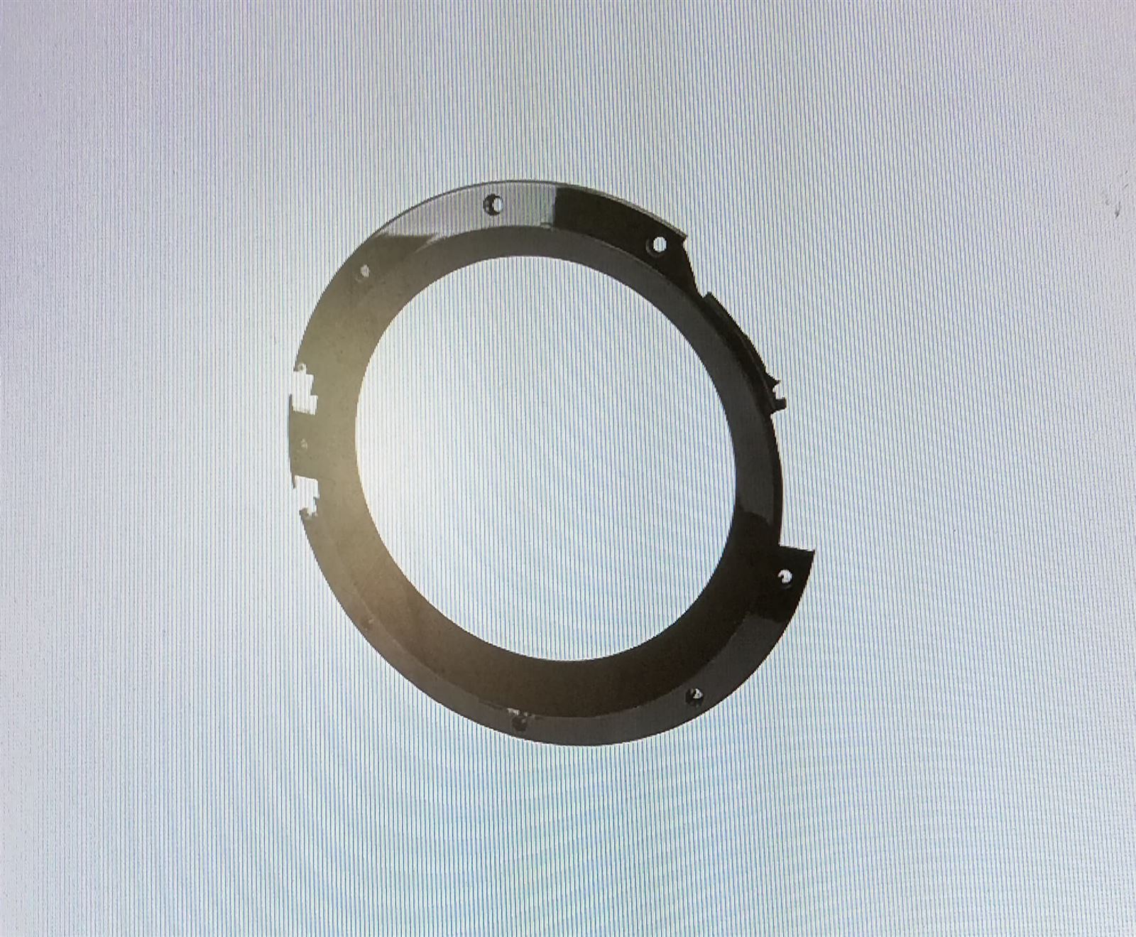 MARCO VENTANA LAVADORA BOSCH, ARO PUERTA NEGRO LAVADORA BOSCH, BALAY, 00707516 - Imagen 1