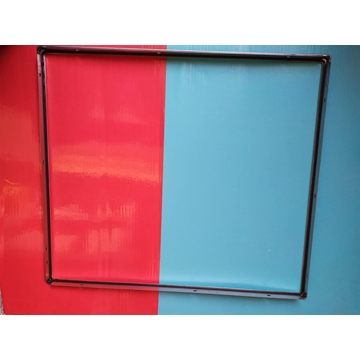 MARCO VITROCERAMICA ZANUSSI, INOX, EXTERIOR 570X500MM, INTERIOR 550X480MM, RECAMBIO ORIGINAL, 3196108009 - Imagen 2