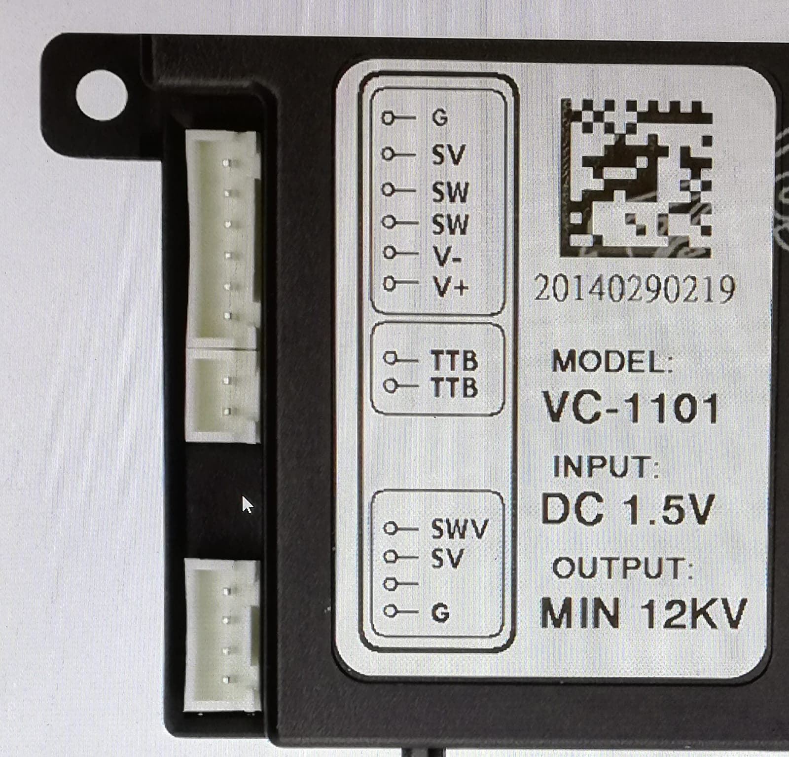 MODULO CALENTADOR VAILLANT, MINI ES11-0/0 XIB ATMO MAG, A301VA0001O - Imagen 1