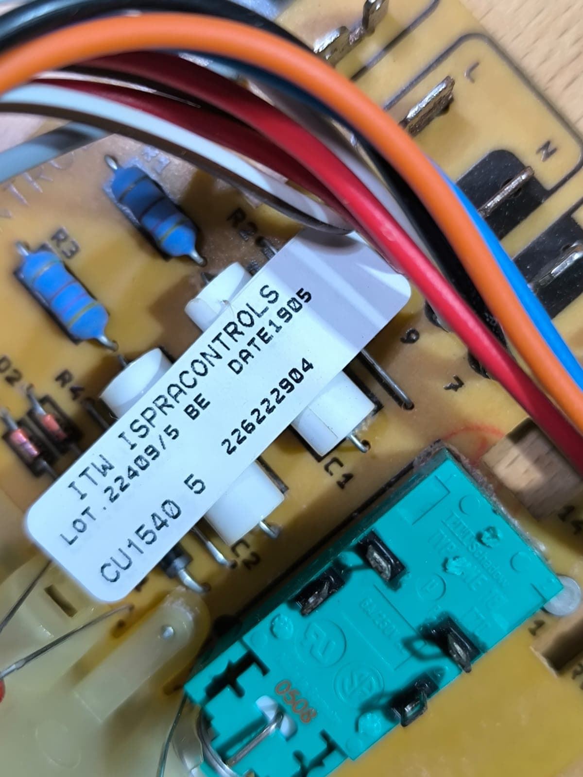 MODULO CONTROL FRIGORIFICO AEG, ZANUSSI, CORBERO, ELECTROLUX, 2262229038 - Imagen 2