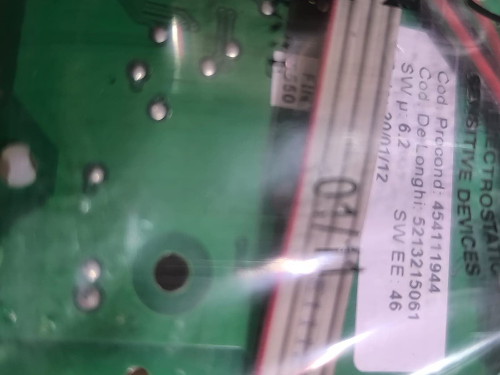MODULO CONTROL VISUALIZACION CAFETERA AEG, PE4521-M, 4055177119 - Imagen 1