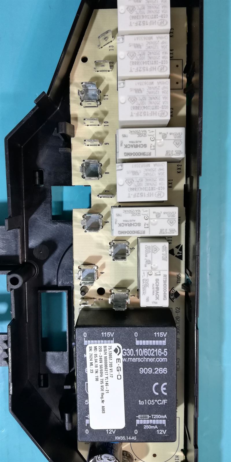 MODULO CONTROL VITROCERAMICA BALAY, 3ET715X-01,  00424282 - Imagen 3