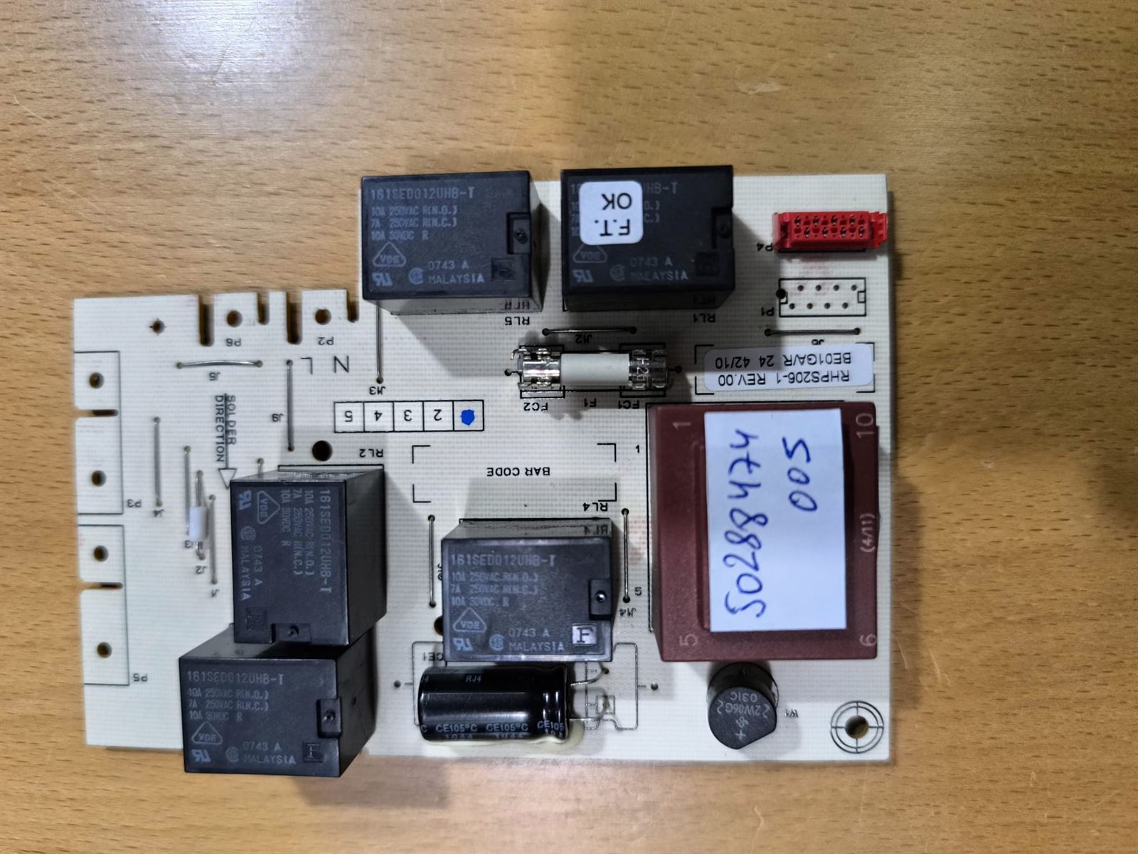 MODULO ELECTRONICO CAMPANA AEG, ELECTROLUX, DD 8693-M, EFC9404X, 220/12V, RECAMBIO ORIGINAL, 50253584002 - Imagen 1