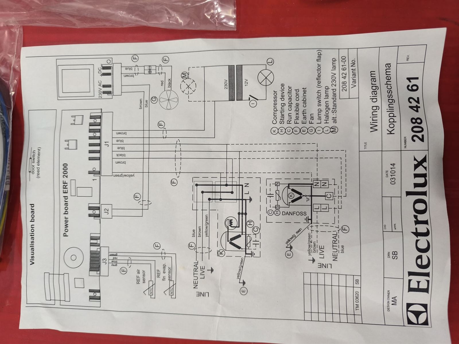 MODULO ELECTRONICO FRIGORIFICO AEG, 927717421, CON CABLES, 960016590 - Imagen 5