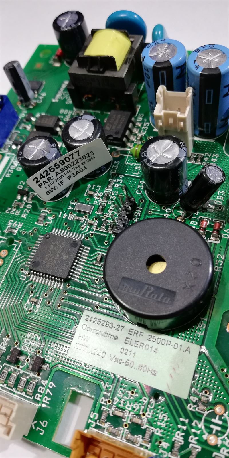 MODULO ELECTRONICO FRIGORIFICO AEG, ELECTROLUX, ZANUSSI, MODULO ALIMENTACION,ERF2500, RECAMBIO ORIGINAL,  2425590771 - Imagen 3