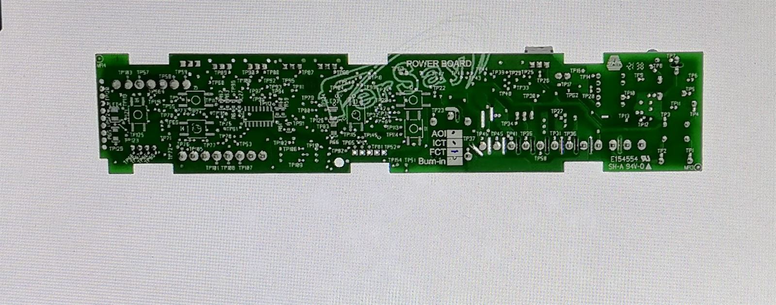 Módulo electrónico frigorífico Fagor, EDESA, Ancho: 210 mm Largo: 40 mm Alto: 20 mm Color: Verde, BRANDT BFC1302VX 904690030, BRANDT CEN28731 904690019, BRANDT CEN31700 904690020,  FE9L002F5 - Imagen 1