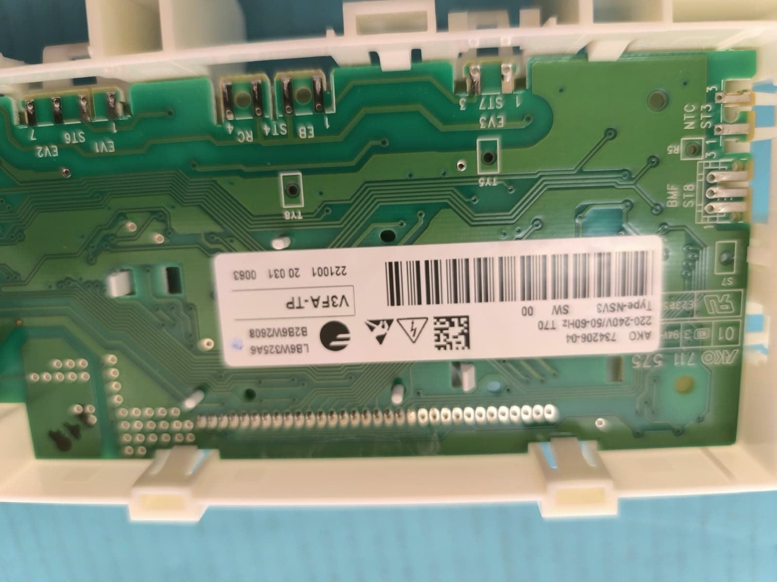 MODULO ELECTRONICO LAVADORA FAGOR, ELECTRONICA CONFIGURADA, F-2810, LB6W240A, AS0015081 - Imagen 2