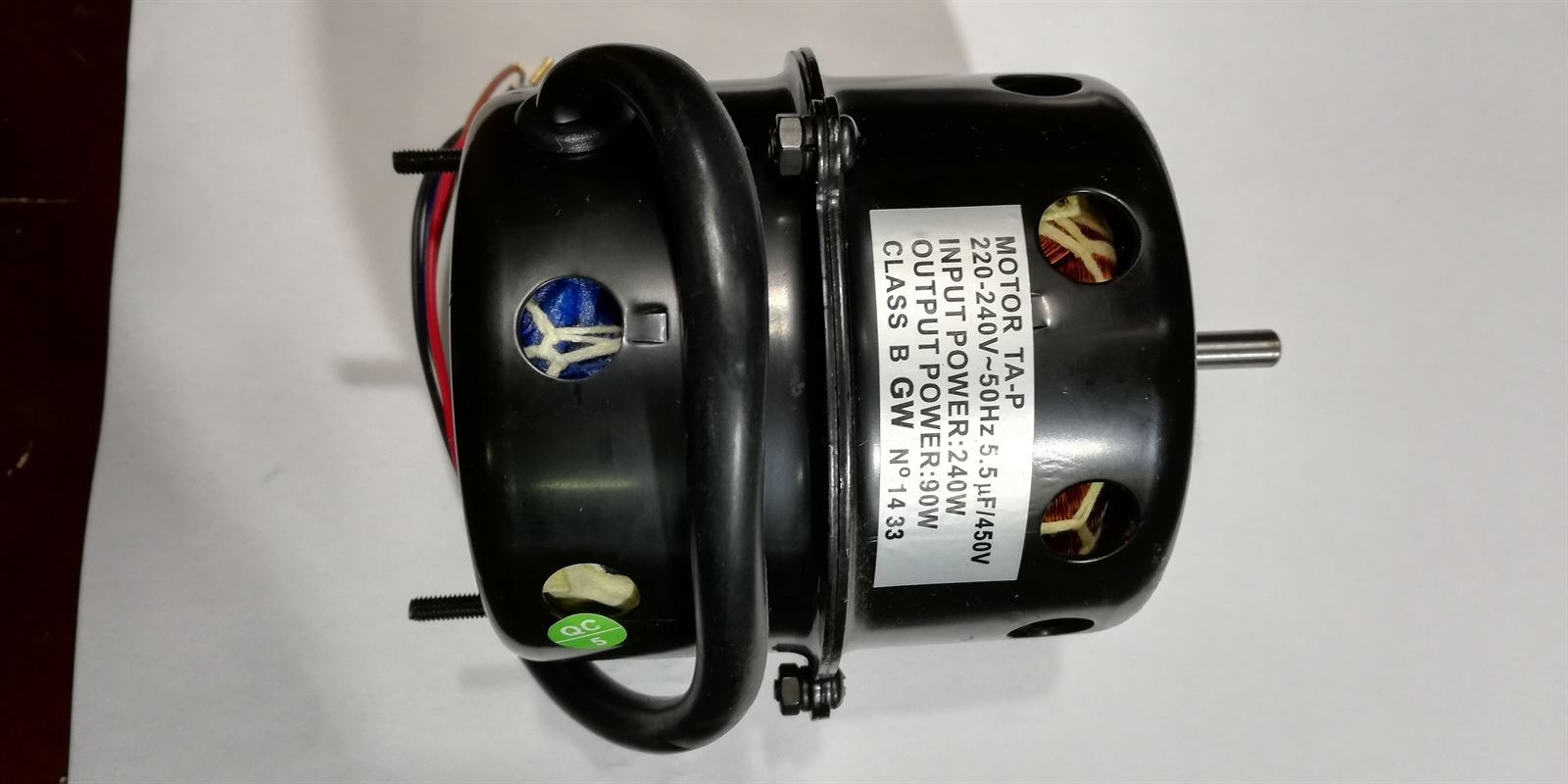 MOTOR CAMPANA CATA, 240W, 220V, 5,5 MICROFARADIOS, 6 CABLES, A41CA1031 - Imagen 2