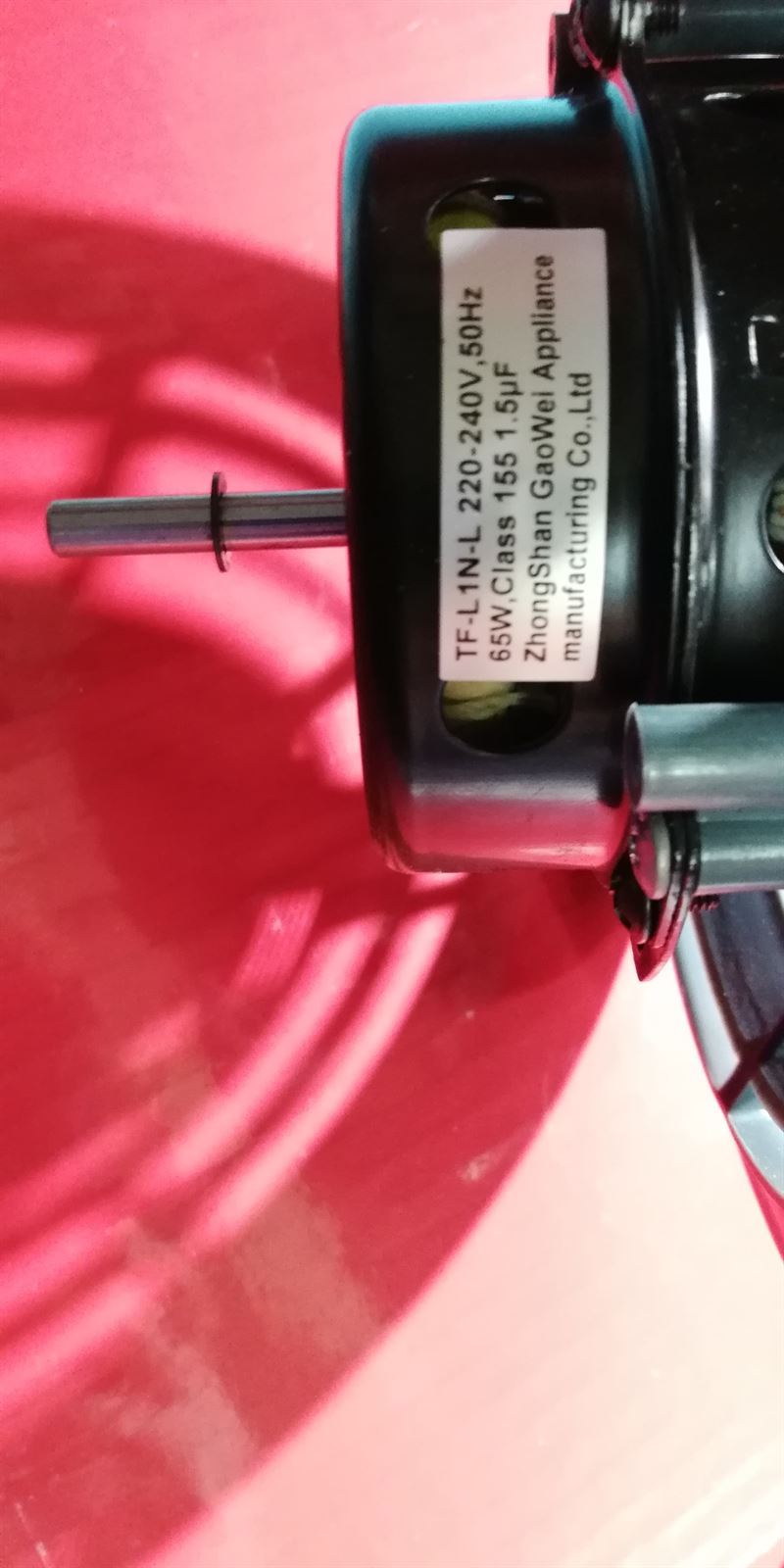 MOTOR CAMPANA CATA, SIN TURBINA TF-5260, GIRO DERECHA, 15104032 - Imagen 3