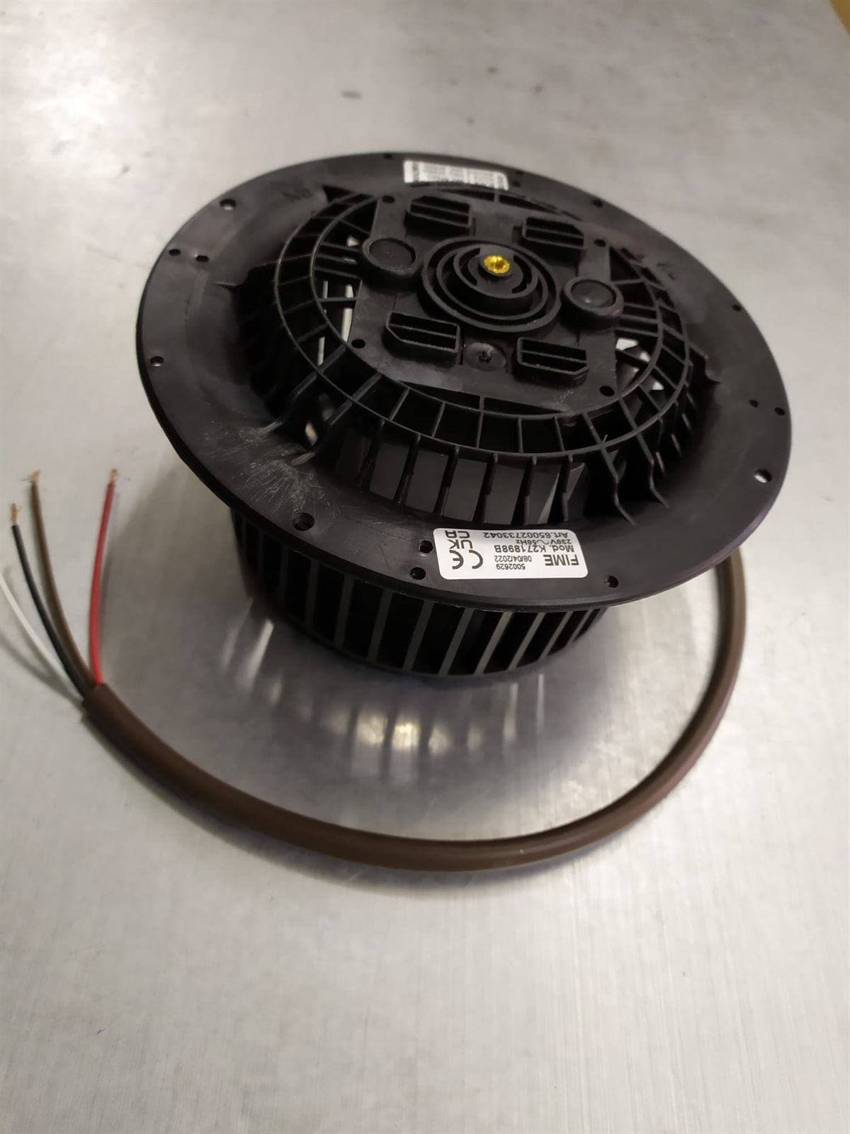 MOTOR CAMPANA UNIVERSAL, COMPATIBLE TEKA, TURBINA 140/55 MM, SOPORTE DIAMETRO180 MM, GIRO DERECHA, 3 VELOCIDADES, A380170 - Imagen 1