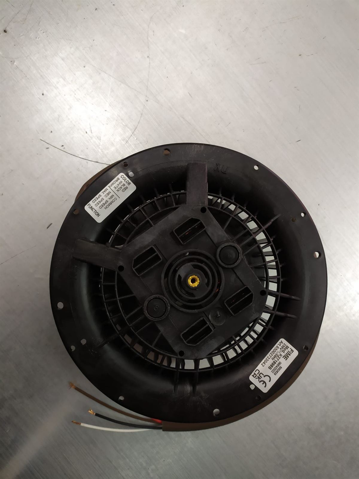 MOTOR CAMPANA UNIVERSAL, COMPATIBLE TEKA, TURBINA 140/55 MM, SOPORTE DIAMETRO180 MM, GIRO DERECHA, 3 VELOCIDADES,  A380170 - Imagen 2