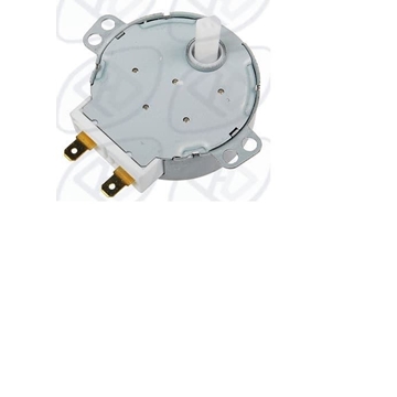 MOTOR GIRAPLATO HORNO MICROONDAS EJE 7X14 MM 1 CHAFLAN 5/6 RPM 220 V  81590063,00160786,00153414 - Imagen 1